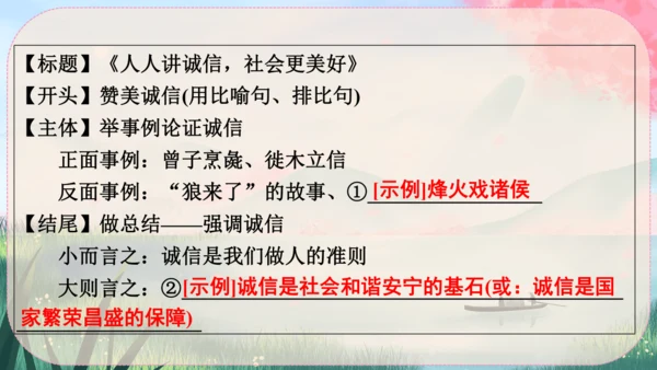 八年级上册语文 第二单元《综合性学习：人无信不立》课件
