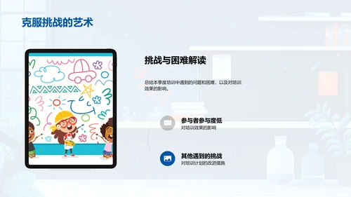季度培训效果报告PPT模板
