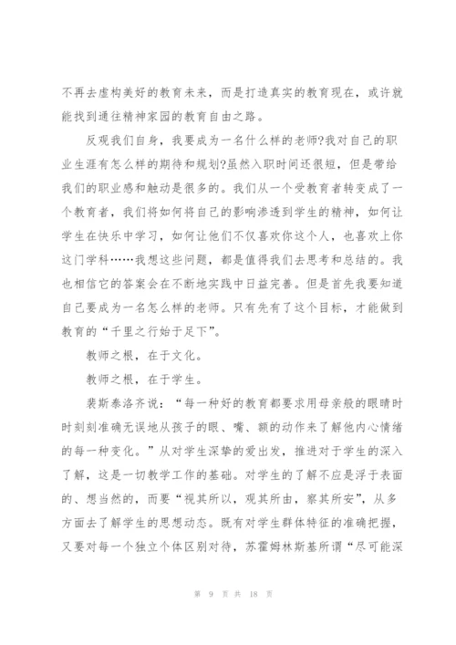 新教师入职心得体会5篇.docx