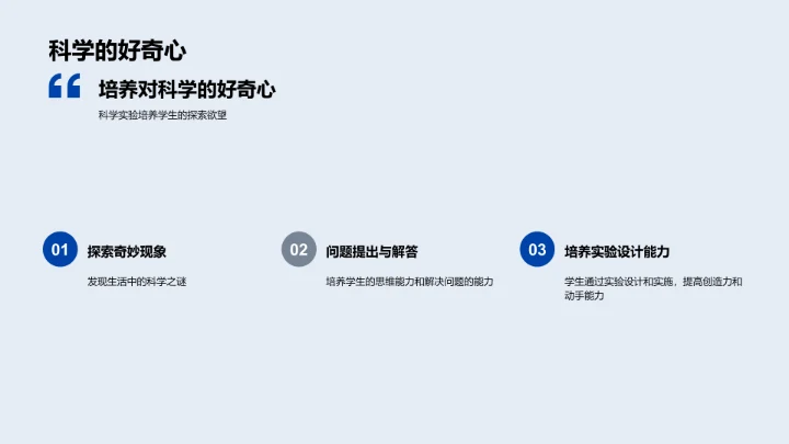 科学实验安全教程PPT模板