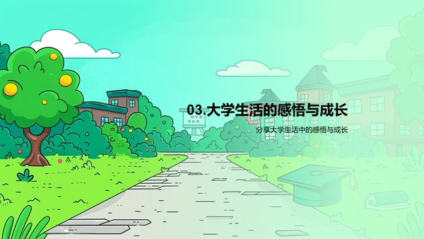 大学实习心得分享PPT模板