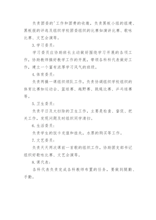 高中班级规章制度.docx