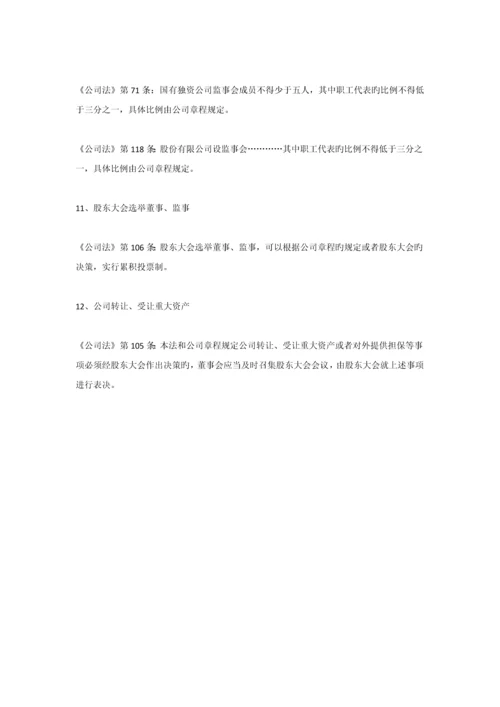 干货起草、修改公司章程的注意要点汇总.docx