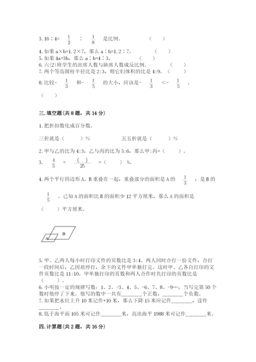 小升初数学期末测试卷有解析答案.docx