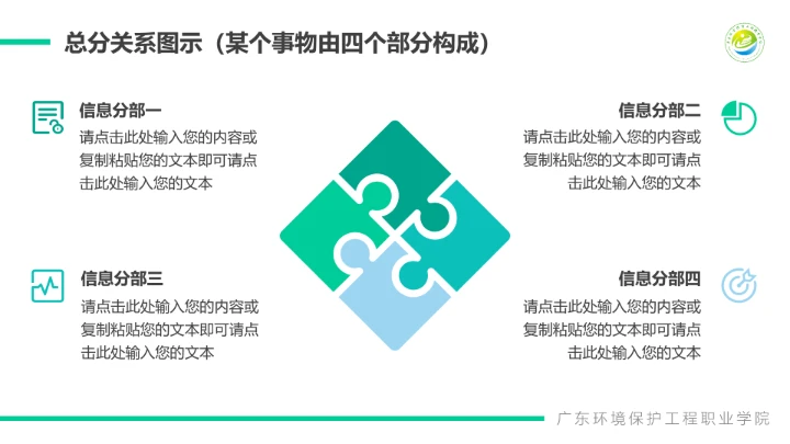 广东环境保护工程职业学院课题汇报毕业论文答辩PPT通用模板