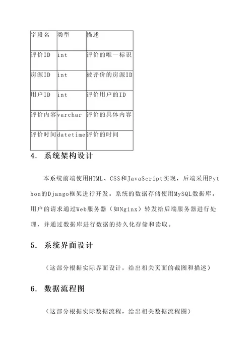 石碣租房攻略系统设计方案