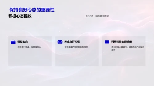高效备考策略PPT模板