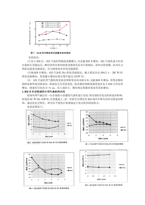 egr原理及其在汽油机中的应用