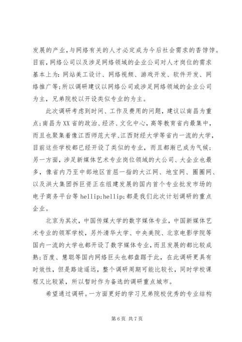 外出调研请示报告.docx