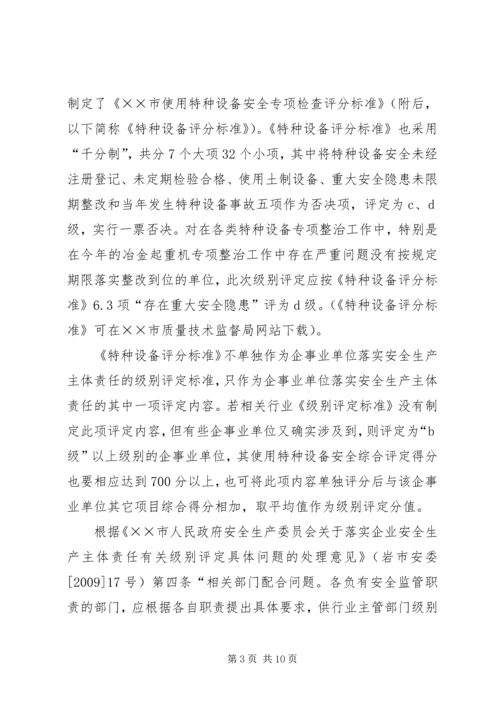 质监局企业特种设备安全检查方案.docx