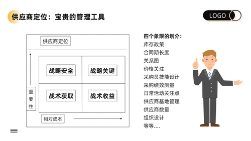 黄色卡通供应商关系管理培训PPT模板宣传PPT动态PPT