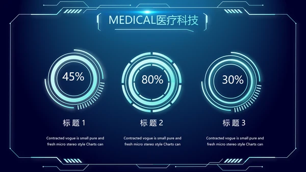 医院医疗科技信息化管理工作总结报告计划动态PPT模板