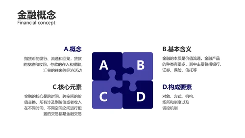 商务风蓝色产品业务培训PPT