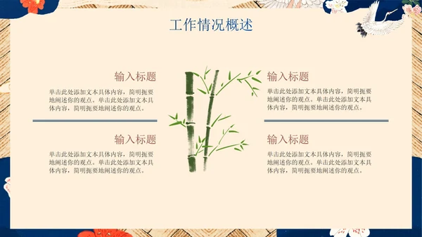 国潮国风新中式房地产年终工作总结PPT模板