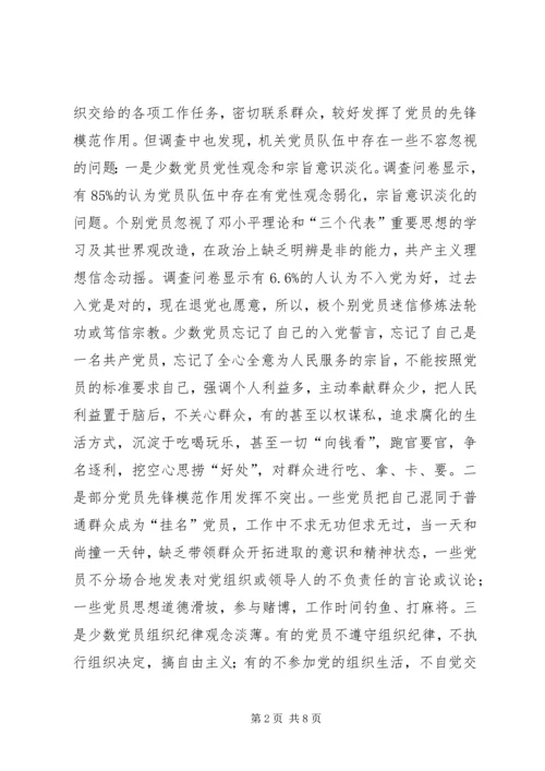 我市机关党员队伍现状的调查.docx