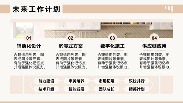 棕色杂志风室内设计案例分享PPT模板