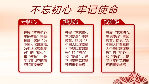 红色党支部工作总结汇报动态PPT党课