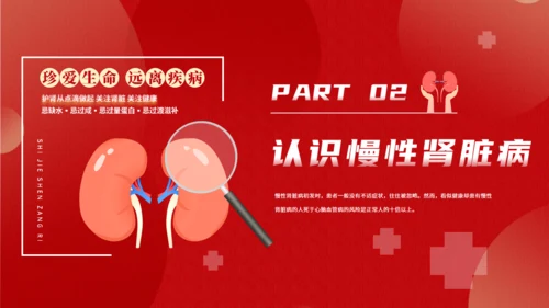 世界肾脏日慢性肾脏病通用PPT模板