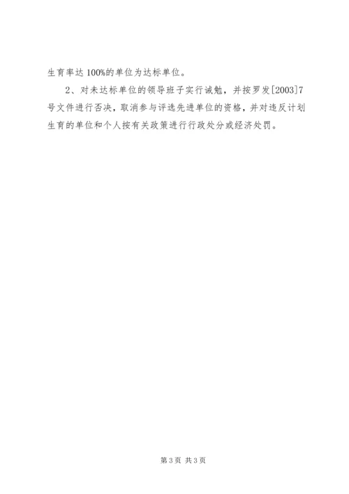 教育系统计划生育目标管理责任书.docx