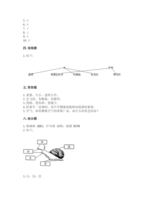 教科版一年级下册科学期末测试卷含完整答案（夺冠系列）.docx