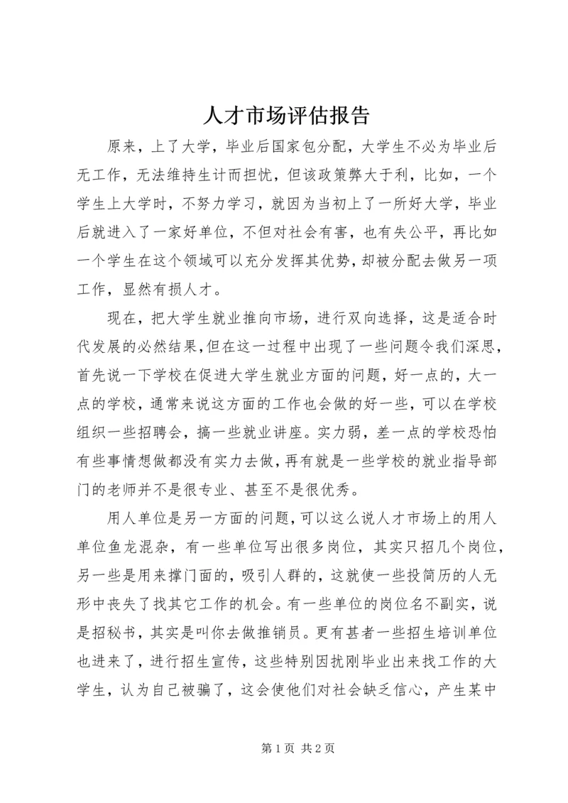 人才市场评估报告.docx