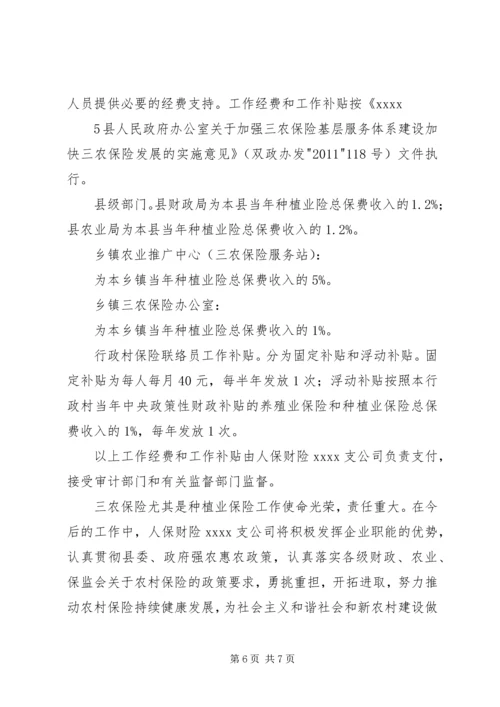 副县长在全县种植业农业保险工作会议上的讲话 (3).docx