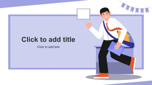 蓝色简约风大学生通用求职简历PPT主题