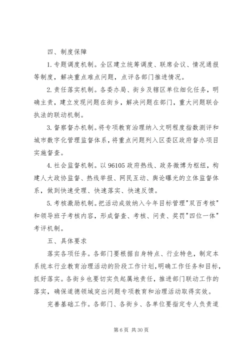 道德领域突出问题专项教育治理计划.docx