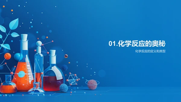 化学反应教学讲解PPT模板