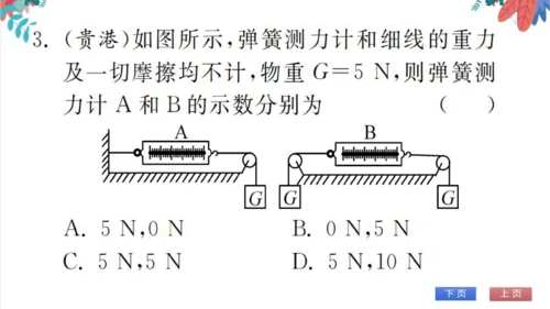 人教版物理八下专题 滚动练习（一） 运动和力 习题课件（含答案）