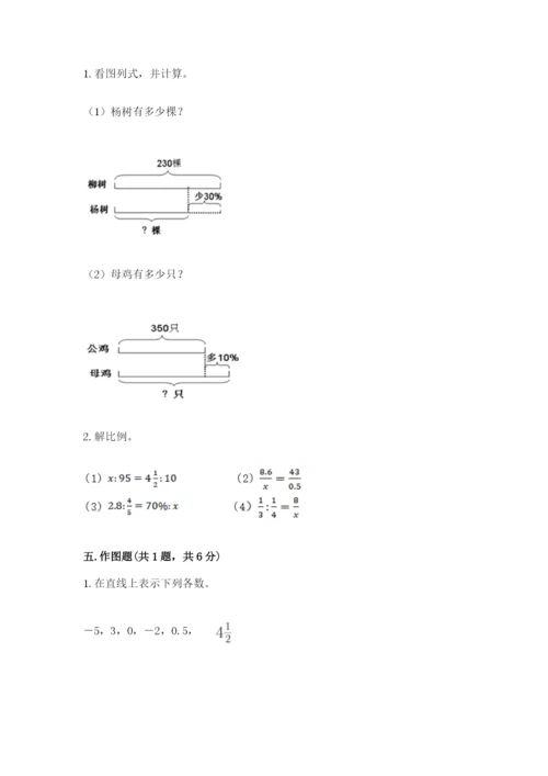 通州市六年级下册数学期末测试卷带答案.docx