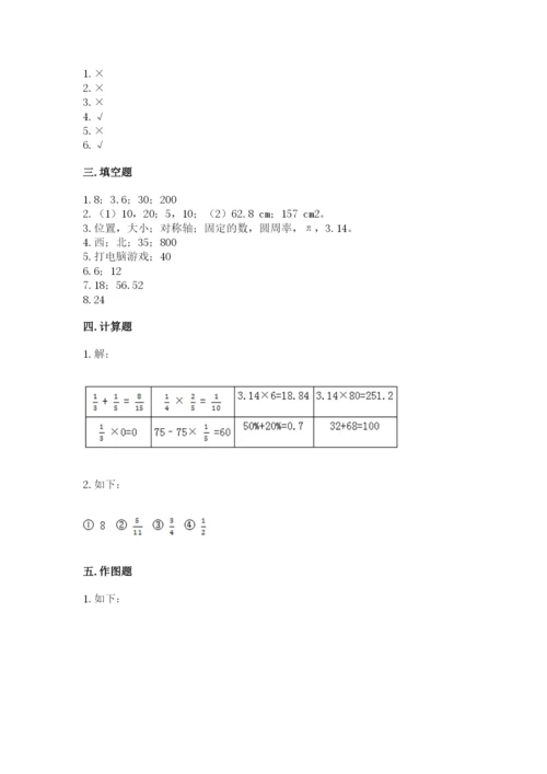 六年级数学上册期末考试卷附答案【能力提升】.docx