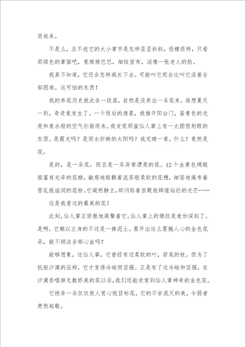 2021年精美散文哲理散文散文阅读讲练之哲理散文