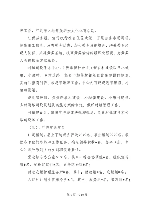 乡镇职能转变工作实施方案.docx