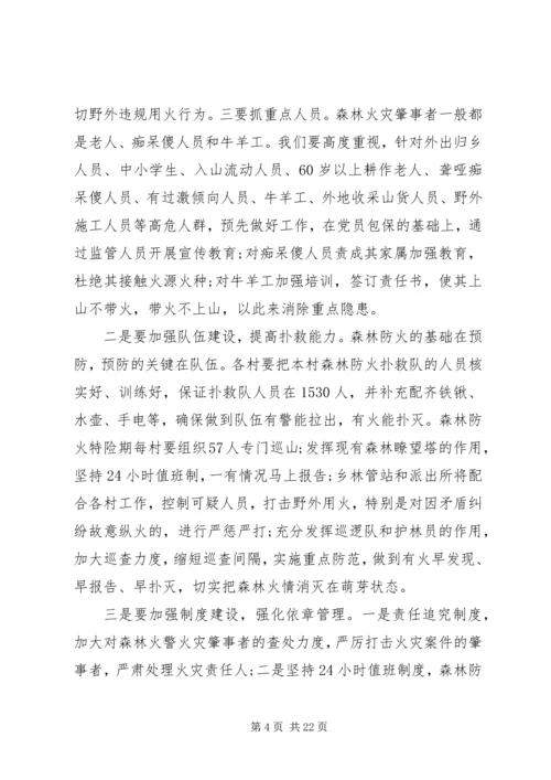 冬季森林防火工作会议讲话稿.docx