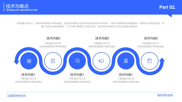 蓝色极简毕业答辩通用PPT演示模板