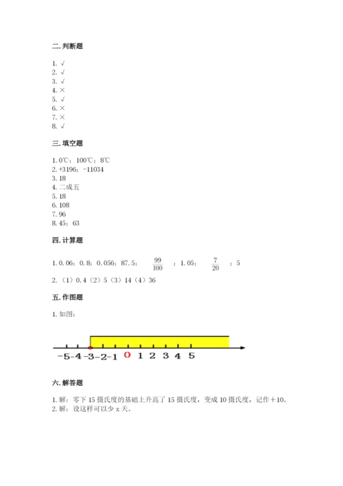 冀教版小升初数学模拟试卷最新.docx