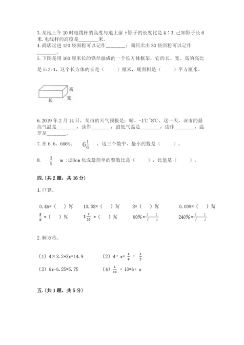 西师大版数学小升初模拟试卷审定版.docx