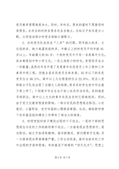 新形势下农村党建的思考.docx