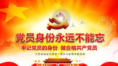 党员身份永远不能忘做合格党员学习教育PPT