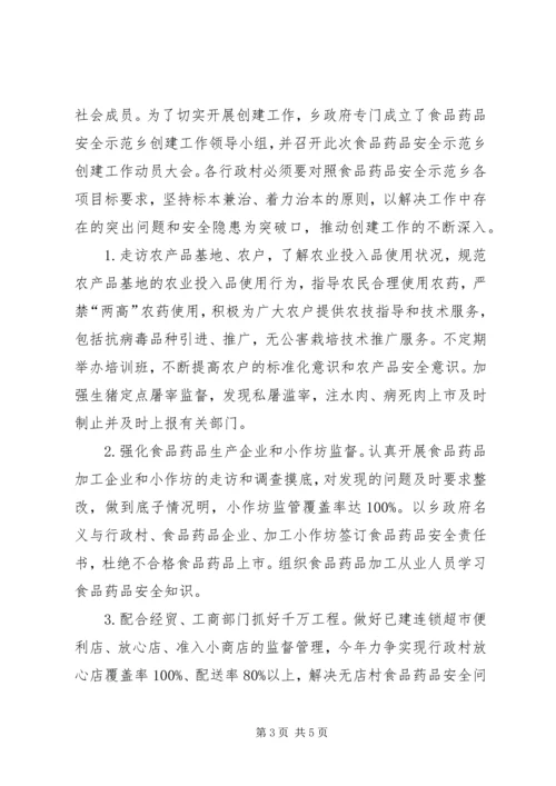 分管区长在全区创建国家药品安全示范区工作督查会议上的讲话范文 (3).docx