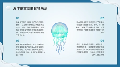 插画剪纸海洋保护科普宣传PPT课件核污水
