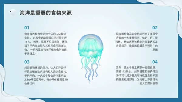 插画剪纸海洋保护科普宣传PPT课件核污水