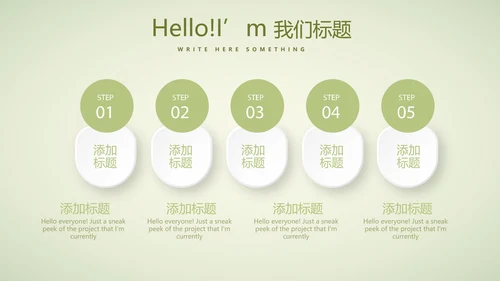 绿色清新春季护肤动态PPT