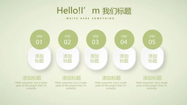 绿色清新春季护肤动态PPT