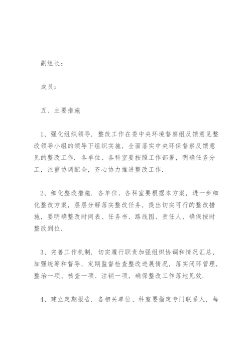 环保督察整改方案.docx