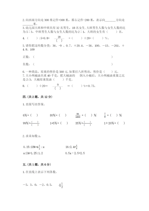 小学毕业班数学检测卷精品【名师系列】.docx