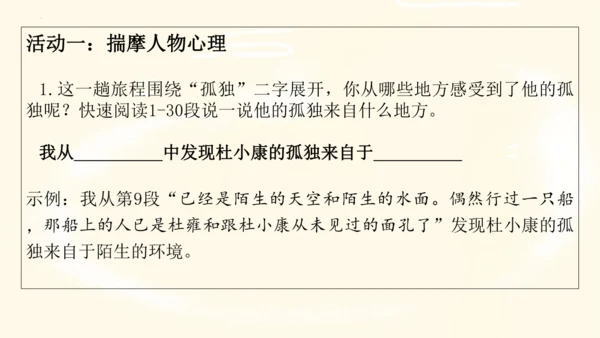 17《孤独之旅》课件(共15张PPT)