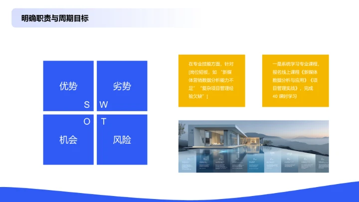 商务风纯文字PPT矩阵