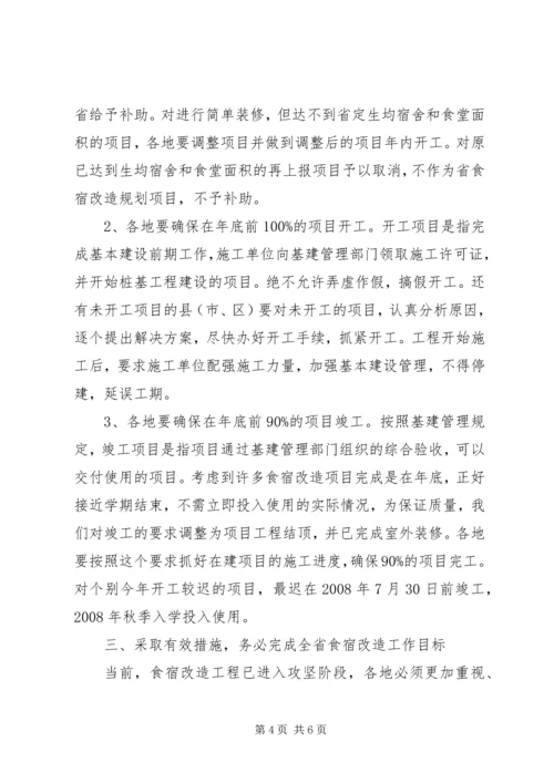 学校食宿改造讲话.docx